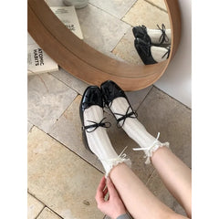 LBSFY -Spring Autumn Women Mary Jane Shoes Fashion Butterfly-knot Shoes Casual Low Heel Dress Street Style Shoes