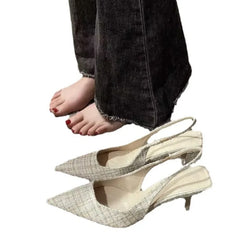 LBSFY -high heels women's new summer elegant temperament niche fashion versatile casual slim heels