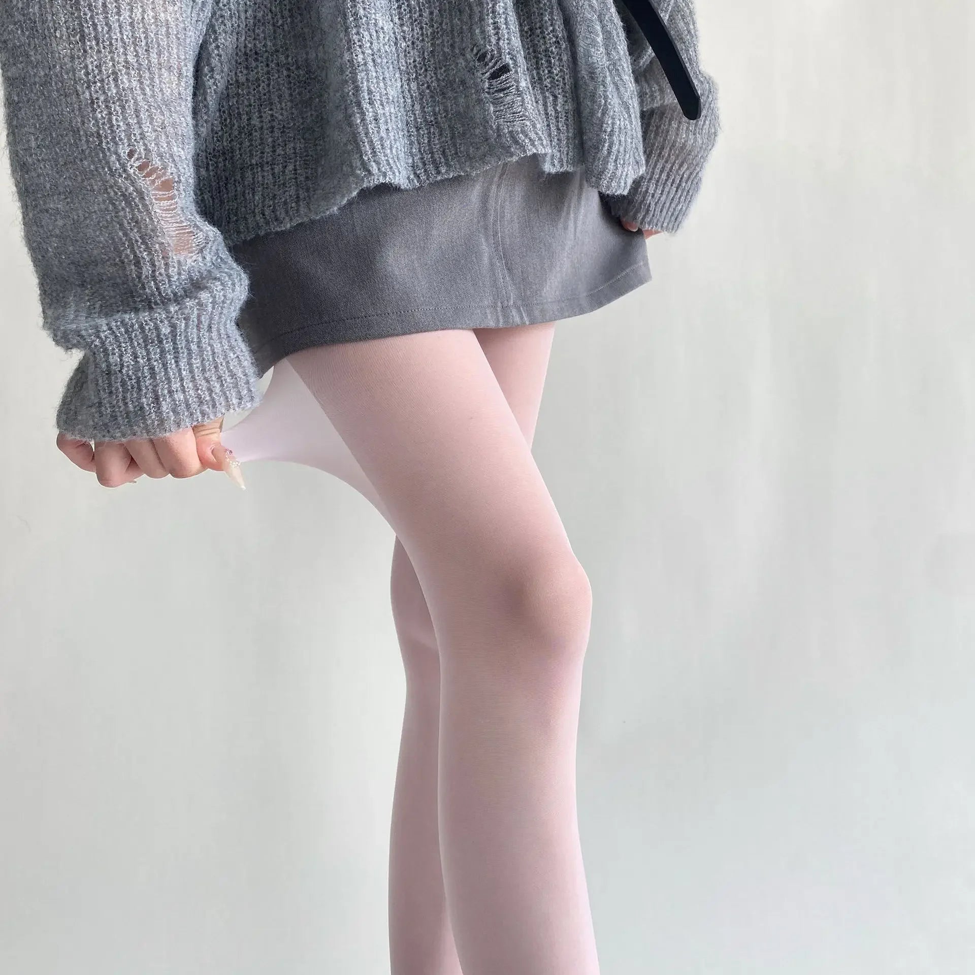 Lbsfy Blue Green Ultra-thin Nylon Thigh High Stockings Pantyhoses Women Sexy Women Tights Velvet Sexy Lingeries Hosiery Body Stockings