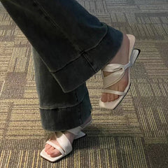 LBSFY  -Summer Fashion Wedges Heel Slippers Women Open Toe Beach Casual Sandals Shoes Zapatos De Mujer