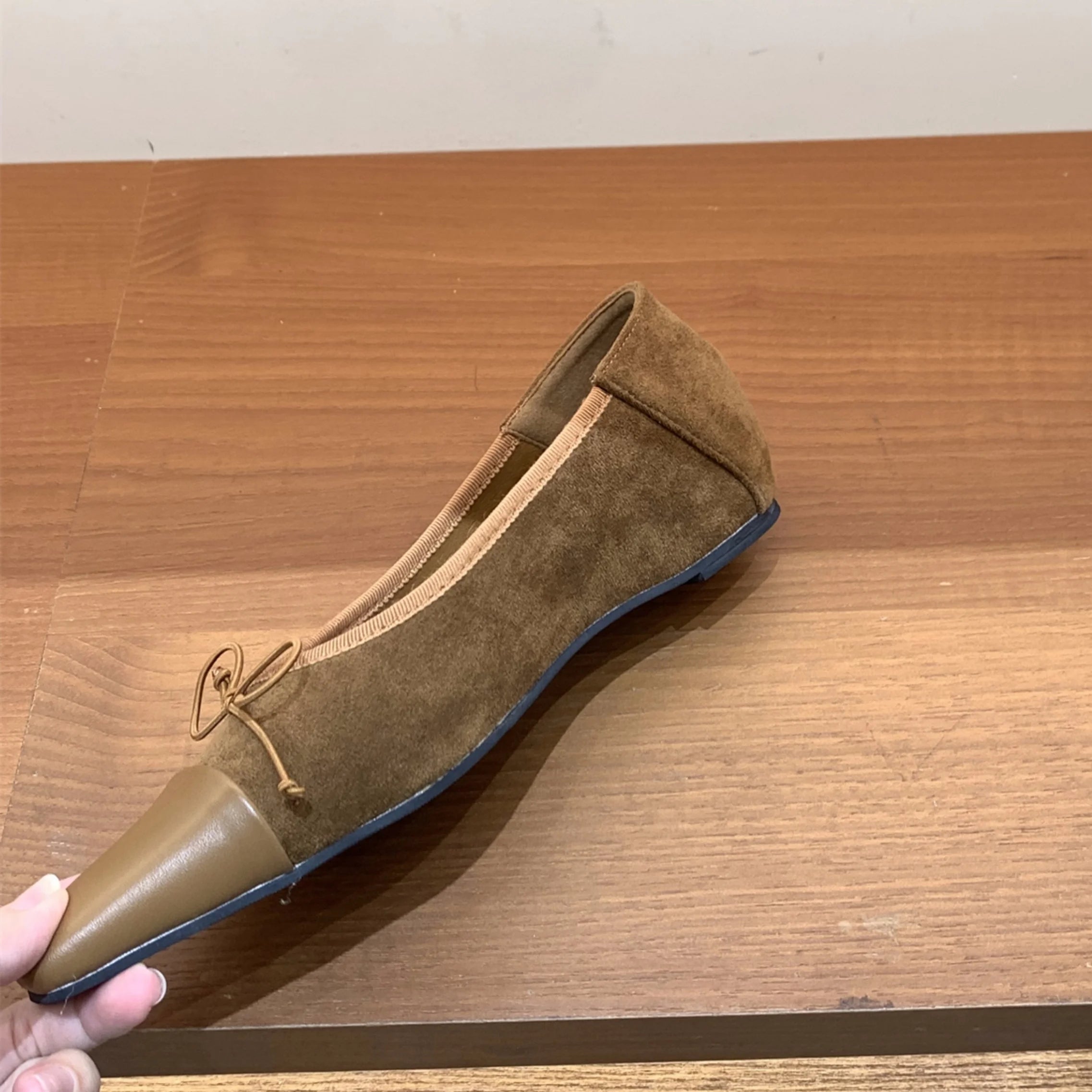 LBSFY  -  Women Brand Flats Fashion Ballet Shoes Bow Pregnant Women's Soft Flats Casual Loafers Women's Dress Shoes