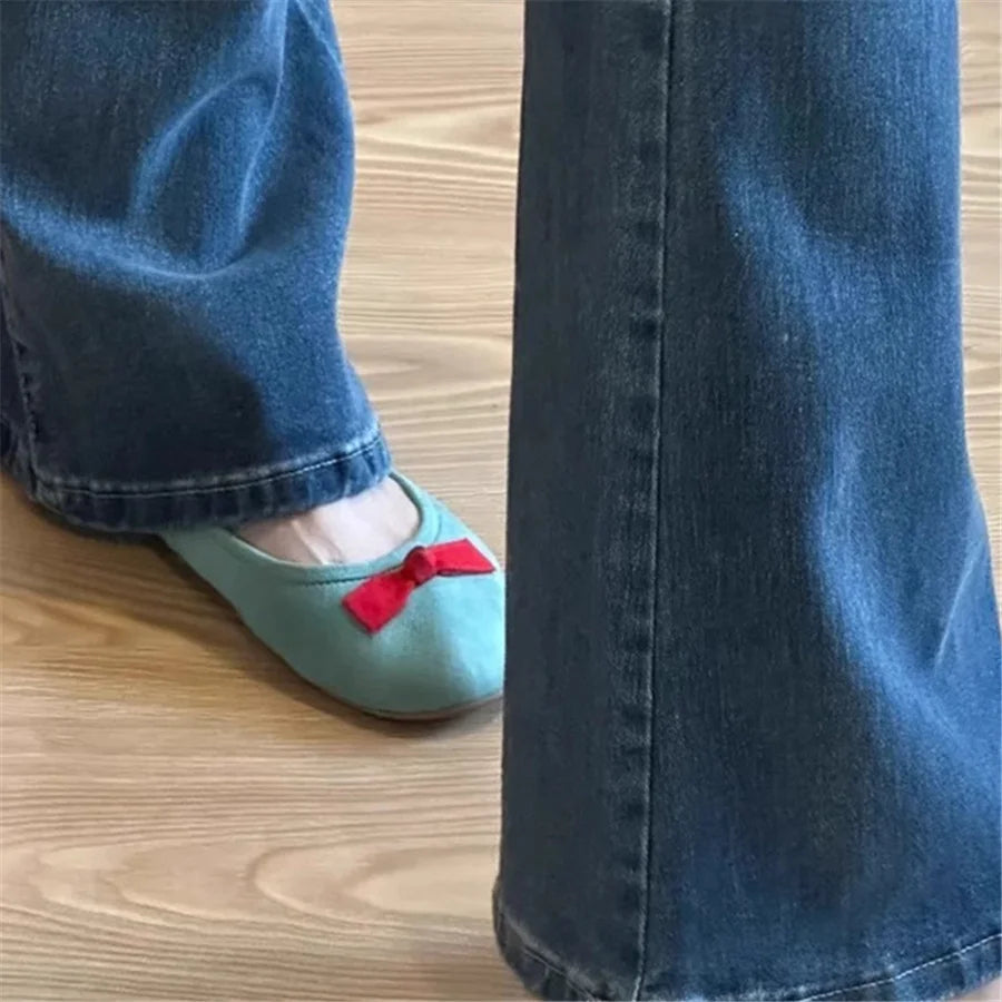 LBSFY  -  Cute Bowknot Women Ballet Flats Casual Slip-on Loafers Dance Shoes Ladies Walking Espadrilles Comfortable Flat Shoes Woman