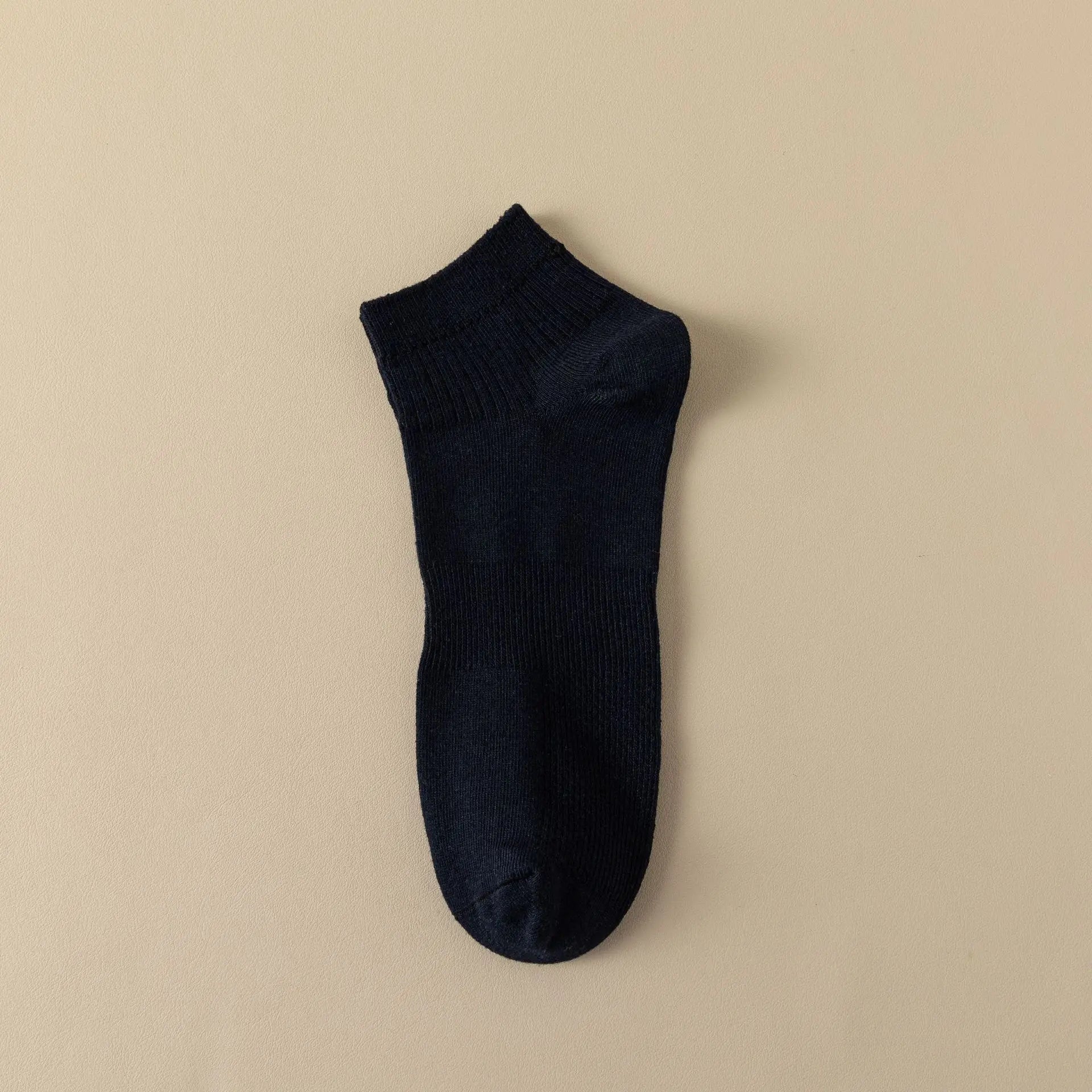 Lbsfy New Man Spring Summer Thin Cotton Solid Color Sports Ins Soft Casual Comfortable Breathable Short  Ankle Wicking Socks