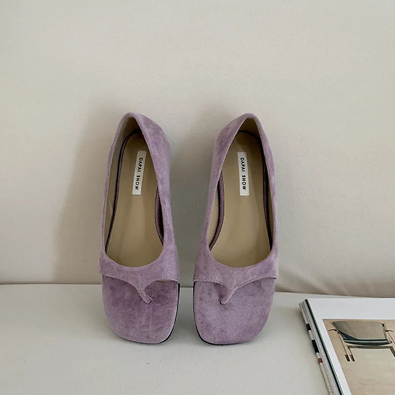 LBSFY -Summer Women's Flip-Flop Slip-On Flats Open Toe Soft Sandals Comfortable Casual Female Ballerinas Shoes Mujer