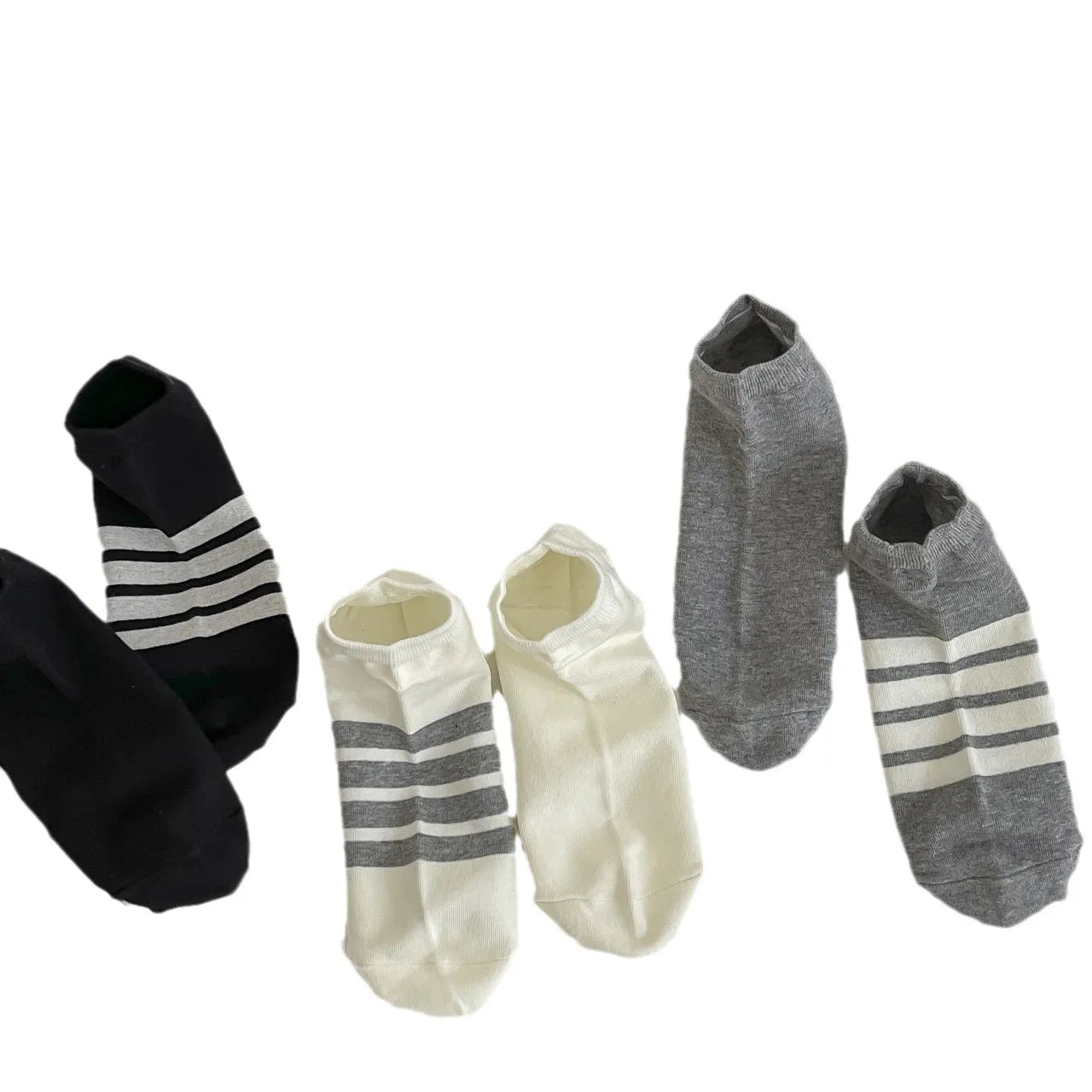 Lbsfy Women's Socks Spring Summer  Pure Color Small Fresh Socks Four Seasons Style High Appearance Antibacterial Cotton Sock Wholesale