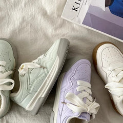 LBSFY -Women Shoes for Men Tennis Retro Punk White Skateboard Shoes Fashion Sneakers Couple Sports Casual Shoes