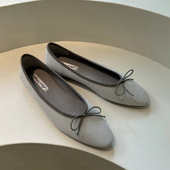 LBSFY  -  Spring New Brand Women Flat Shoes Fashion Round Toe Shallow Slip On  Ballerinas Shoes Soft Flat Heel Dress Ballet Shoe
