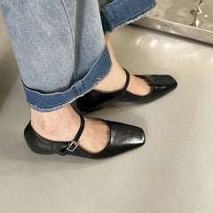 LBSFY  -  2024 Spring New Women Mary Jane Shoes Fashion Round Toe Shallow Slip On Ladies Flat Shoes Soft Sole Outdoor Dress Ballerina