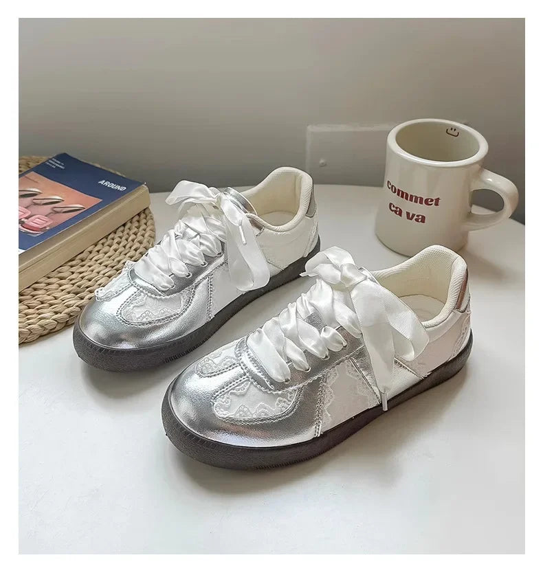 LBSFY -Retro Versatile Women Shoe Fashion Temperament Womens Casual Shoes Comfort Light Womens Flat Shoes Anti Slip Simple Single Shoes