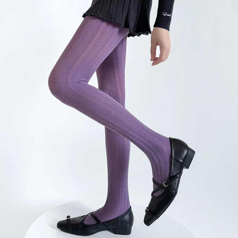Lbsfy Solid Pantyhose Woman Winter Autumn Fashion Sexy Stockings Breathable Comfortable Leggings Elegant Purple Brown White Black Red