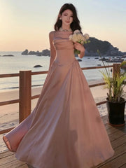 LBSFY -Women's Vintage Elegant Party Dresses Summer Fashion 2025 New Solid Pleated A-Line Slim Sling Dress French Beach Holiday Vestido