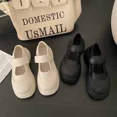 LBSFY  -  New French Style Women Espadrilles Casual Platform Zapatillas Mujer Black Daily Girls Mary Fashion Vintage Loafers Shoes