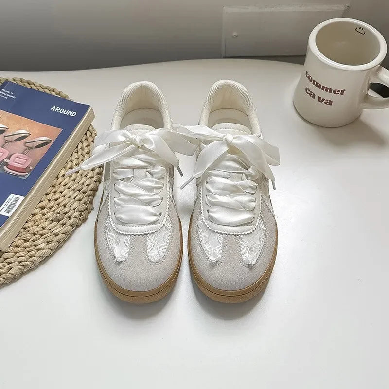 LBSFY -Retro Versatile Women Shoe Fashion Temperament Womens Casual Shoes Comfort Light Womens Flat Shoes Anti Slip Simple Single Shoes
