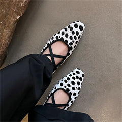 LBSFY  -   Women Sexy Pointed Toe Low Heel Pumps Sexy Horsehair Suede Leather Party Street Fashion Women's Shoes Pumps