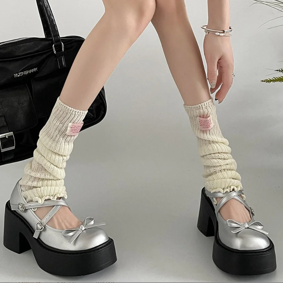 LBSFY -Lolita Shoes Women Japanese Style Mary Jane Shoes Women Vintage Shallow High Heels Chunky Platform Shoes Cosplay Female Sandals