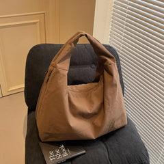 LBSFY -Japanese Fashion Casual Nylon Tote Bag Women 2025 New Style Trend All-match Large Capacity Underarm Bag Commuter Shoulder Bag