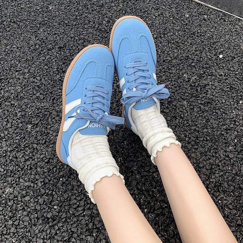 LBSFY -New Women's Casual Shoe Lace Sobriety New Fashion Lightweight Casual Outdoor Walking Shoes Sneakers Anti-slip Flat Women's Shoes
