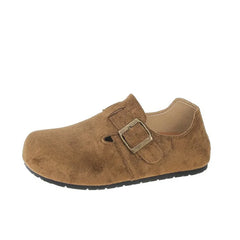 LBSFY -New Clogs Women Fashion Cork Suede Casual Shoes Classic Cork Antislip for Outdoor Women's Loafers with Arch Support Ballerinas