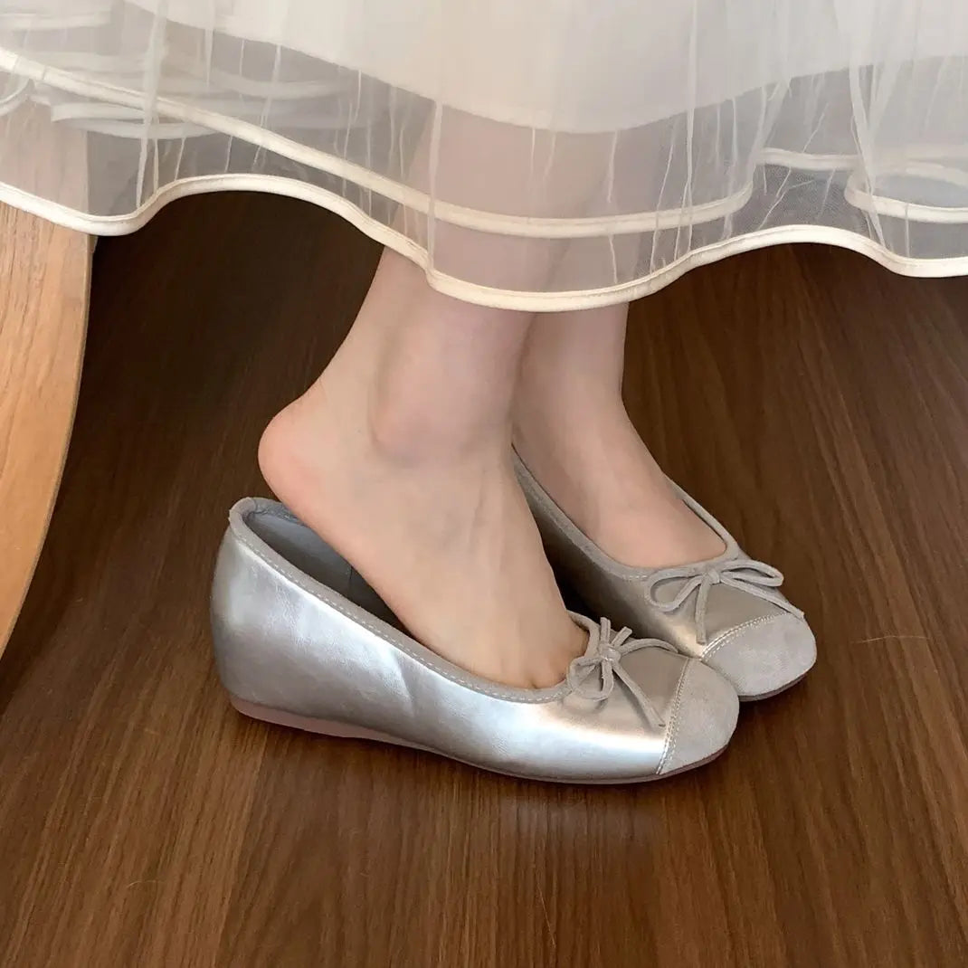 LBSFY -Brand New Women Flats Casual Shoes Fashion Shallow Slip On Ballet Shoes Soft Ladies Dress Ballerina Shoes Laofers