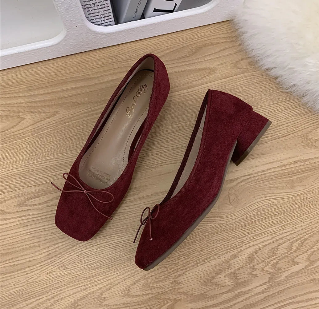 LBSFY -New Brand Women Flats Round Toe Shallow Slip On Ladies Casual Ballet Shoes Soft Leather Eelgant Balle Shoes Size 40