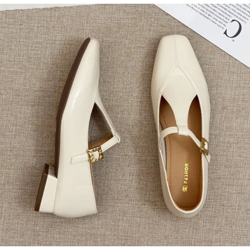 LBSFY -New Autumn Women's Flats Ballet Shoes Brand Designer Women Casual Loafers Fashion Mary Janes Shoes Round Toe Ballerina Female