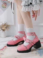 LBSFY  -  Goth Lolita Women's Shoes Gothic Student Japanese Girl JK Uniform Shoe Buckle New Loli Shoes