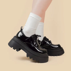 LBSFY  -   Fashion Mary Jane Shoes Lovely Girls Students Black Vintage Platform Shoes Women Trendy Pumps