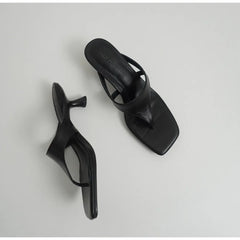 LBSFY -Summer Fashion Women Clip Toe Slippers Comfort Low Heel Slides Shoes Ladies Casual Dress Street Style Sandalis