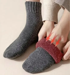 Lbsfy 5Pairs Winter Thicker Warm Men’s Sock Wool Male Women Socks Super Solid Socks Merino Wool Socks Against Cold Snow Terry Sock