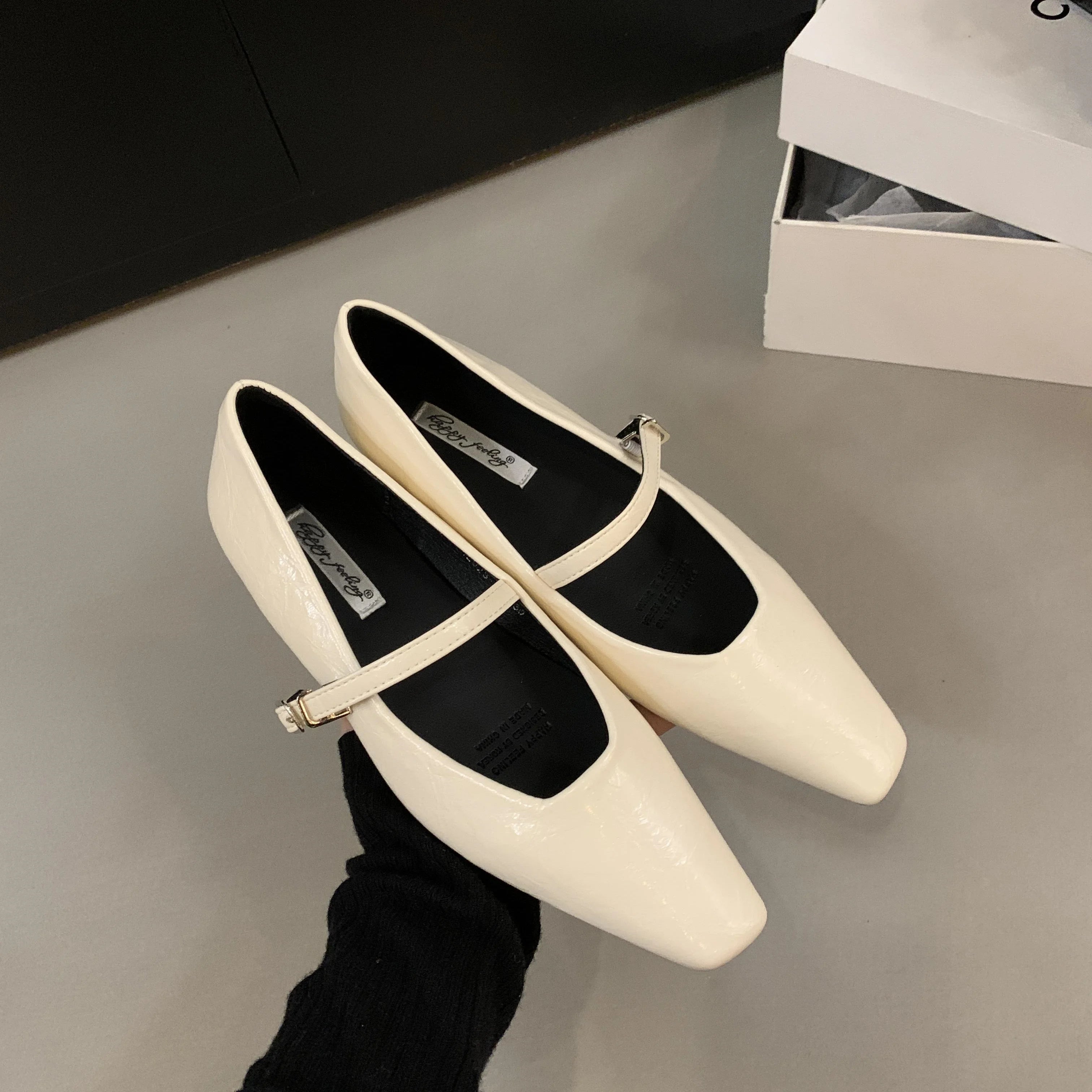 LBSFY  - Spring Fashion Women Flats Women Slides Casual Soft Dress Shoes Female Slip On Flats Ladies Shallow Ballet Shoes M