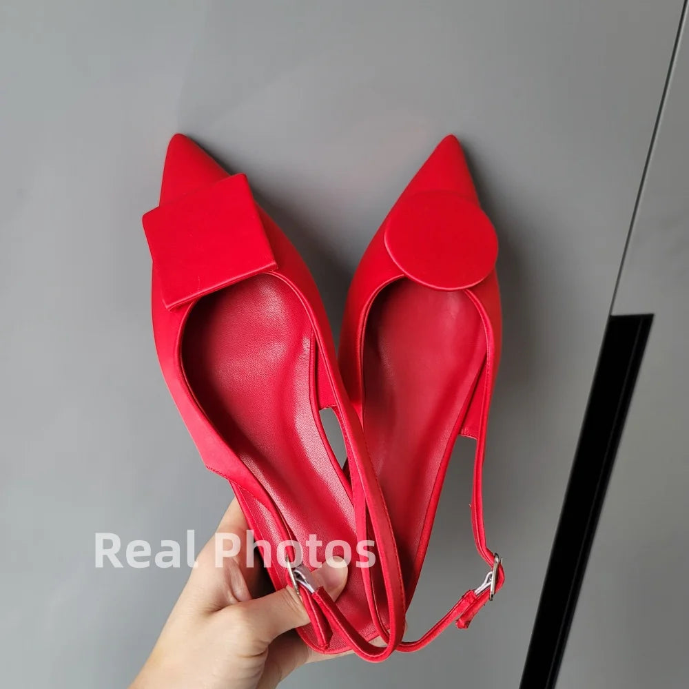 LBSFY  -  Ins Women Kitten Heels Slingbacks Sandals Leopard Genuine Leather Party Spring Summer Shoes Woman Sandals Pumps