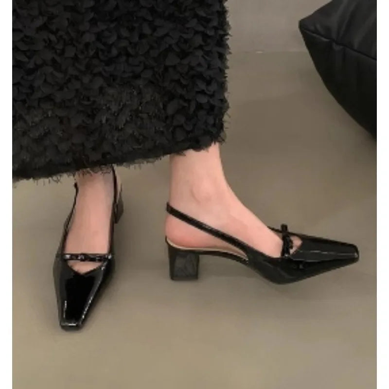 LBSFY -New Style Luxury Women's Heel Party for Women Purple Color Shoes Rhinestone Design Wedding Heels Plus Size Zapatos Mujer