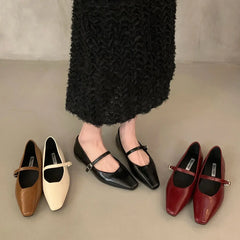 LBSFY  - Spring Fashion Women Flats Women Slides Casual Soft Dress Shoes Female Slip On Flats Ladies Shallow Ballet Shoes M