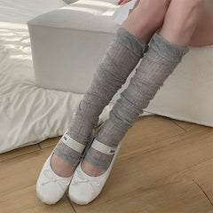 Lbsfy Transparent Leg Arm Cover Women Girls Sweet Ballet Style Stockings Kawaii Ruffle Long Socks Lolita Boot Cuffs Sexy Leg Warmers