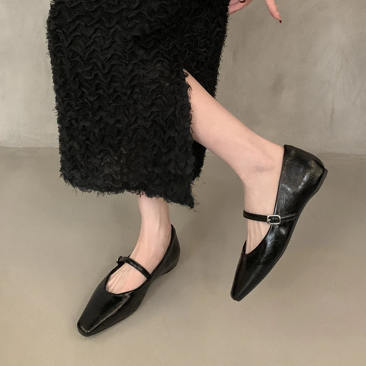 LBSFY  - Spring Fashion Women Flats Women Slides Casual Soft Dress Shoes Female Slip On Flats Ladies Shallow Ballet Shoes M
