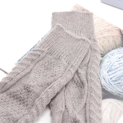 Lbsfy New Spring Japanese Style Lolita Warm Leg Thin Knitted Socks Girl Foot Covers Leg Warmers for Women Knee Warmers JK Socks