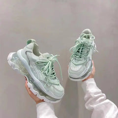 LBSFY  -  Platform Sneakers Women  Breathable Beige Ladies Sports Running Shoes Tennis Female Vulcanized Shoes Sneakers Woman Spring