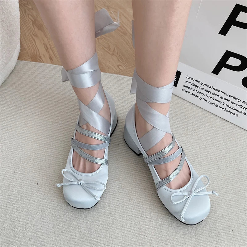 LBSFY -New Chunky Heels Lolita Pumps Shoes Women Mary Janes Shoes Spring Summer Autumn Fashion Comfy Women Dancing Shoes Pumps