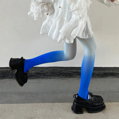 Lbsfy 80D Lolita Gradient Women Sexy Anime Stockings Cute Leggings Spring Autumn Snagging Resistance Colored Pantyhose for Girl Tights