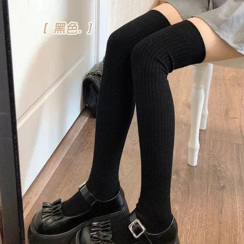 Lbsfy Women's Wool Cashmere Thermal Long Sock Homewear Sleeping Thicken Warm Crew Socks for Women Socks Autumn Winter Calcetines Mujer
