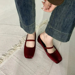 LBSFY  -  Brand New Women Flat Shoes Fashion Round Toe Shallow Ladies Mary Jane Ballerinas Flat Heel Casual Ballet Shoes Mujer