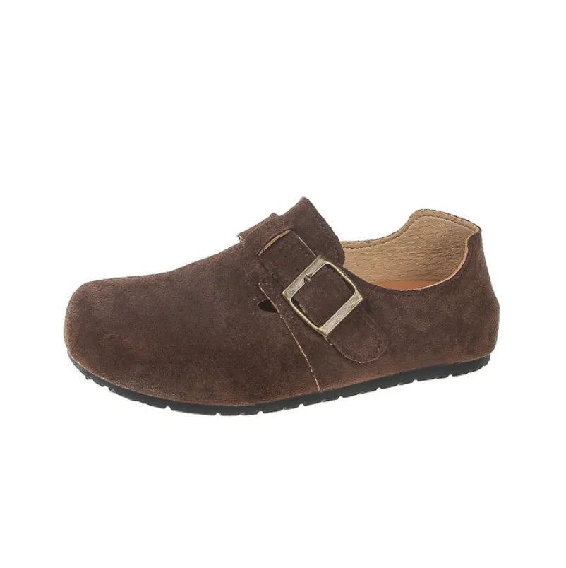 LBSFY -New Clogs Women Fashion Cork Suede Casual Shoes Classic Cork Antislip for Outdoor Women's Loafers with Arch Support Ballerinas