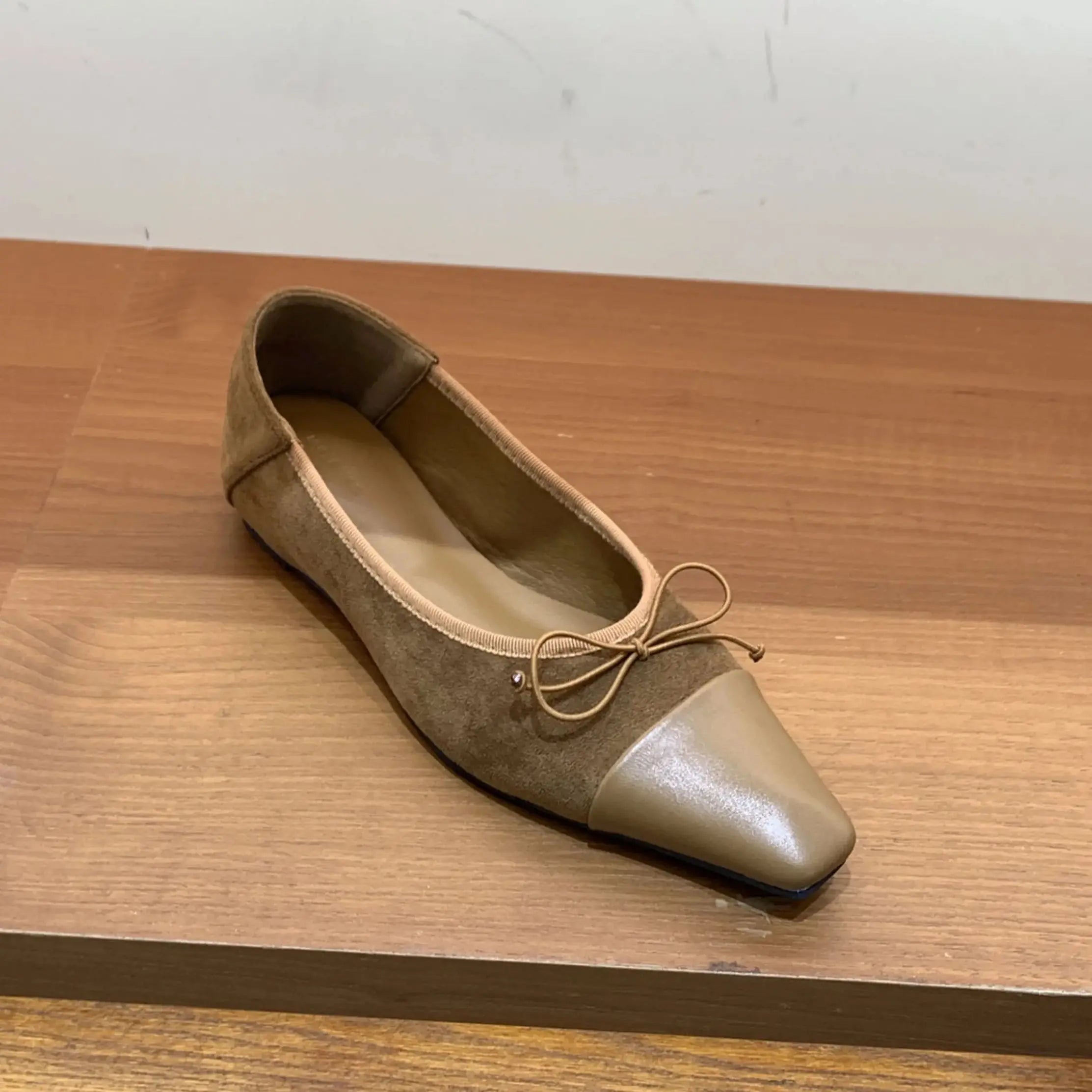 LBSFY  -  Women Brand Flats Fashion Ballet Shoes Bow Pregnant Women's Soft Flats Casual Loafers Women's Dress Shoes