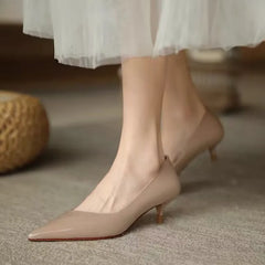 LBSFY -Luxury Pumps Shoes Women Heeled Woman Medium Heel Stiletto Heels High Sandal Party Office Elegant Black Small Heel Sexy Pumps