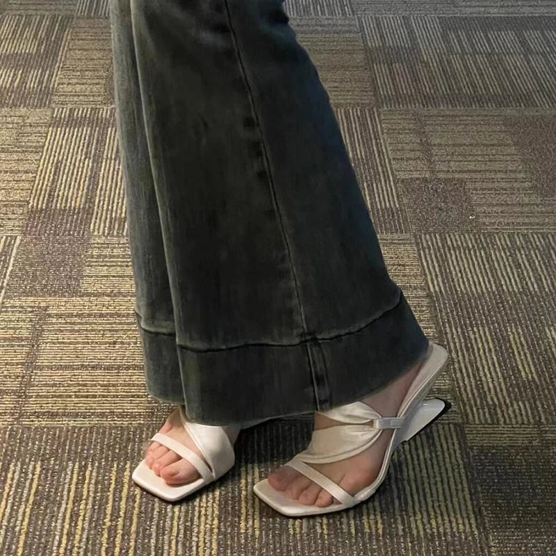 LBSFY  -Summer Fashion Wedges Heel Slippers Women Open Toe Beach Casual Sandals Shoes Zapatos De Mujer