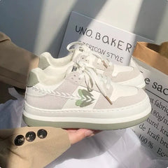 LBSFY  -  Kawaii Women Sneakers  Korean Fashion Daily Wear Patchwork Vulcanize Shoes Casual All-match Mujer Sports Shoes