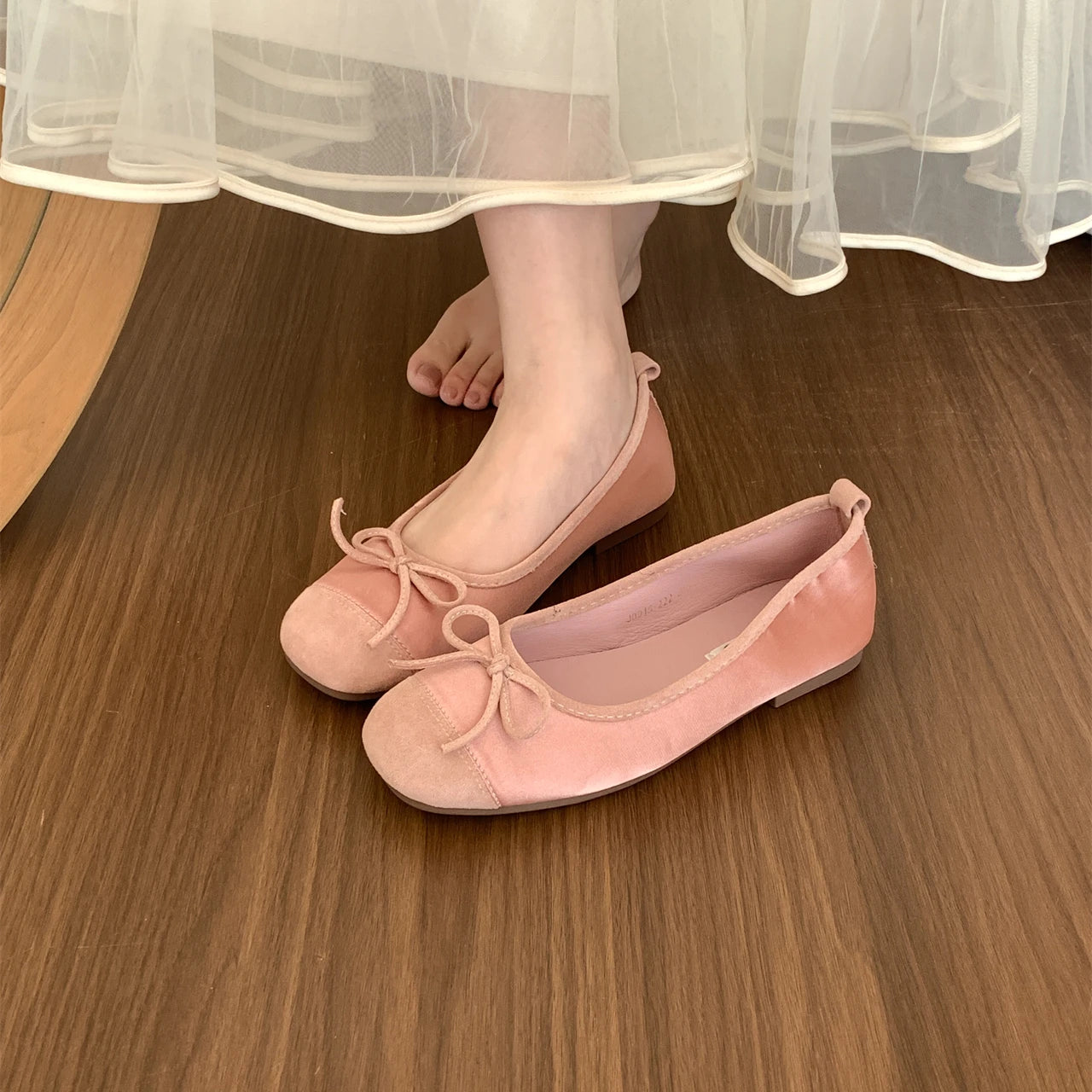 LBSFY  -  Women Flat Shoes Fashion Shallow Slip On Ladies Elegant Ballerinas Shoes Soft Flat Heel Outdoor Casual Mary Jane Shoes