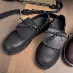 LBSFY  -  Women Flats Loafers Shoes Leather Designer Retro Shoes 2025 Trend Autumn Classic Shoes Women New Walking Dress Femme Zapatillas