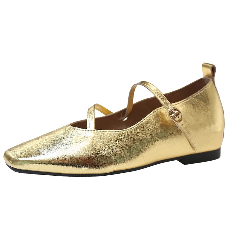 LBSFY -Spring/Summer Elegant Retro Mary Jane Casual Flat Shoes New Fashion Soft Comfortable Ballet Shoes Women Chaussure Femme