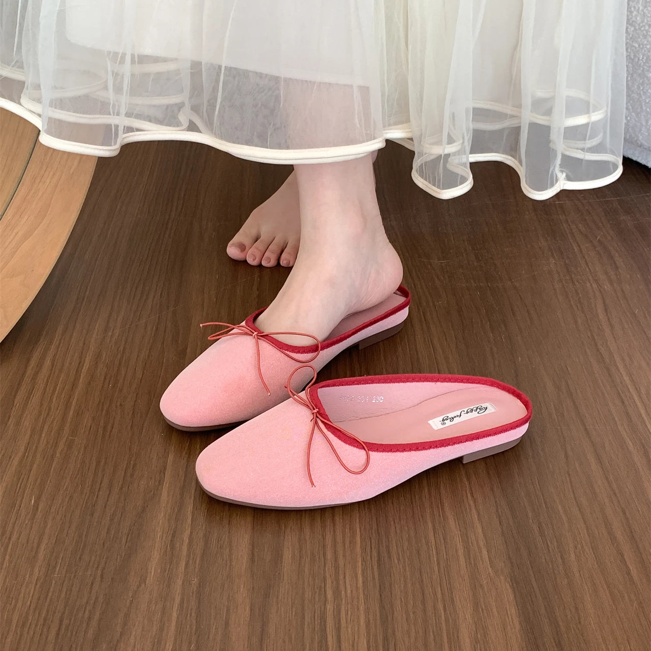LBSFY  -  Women Flat Shoes Fashion Shallow Slip On Ladies Elegant Ballerinas Shoes Soft Flat Heel Outdoor Casual Mary Jane Shoes
